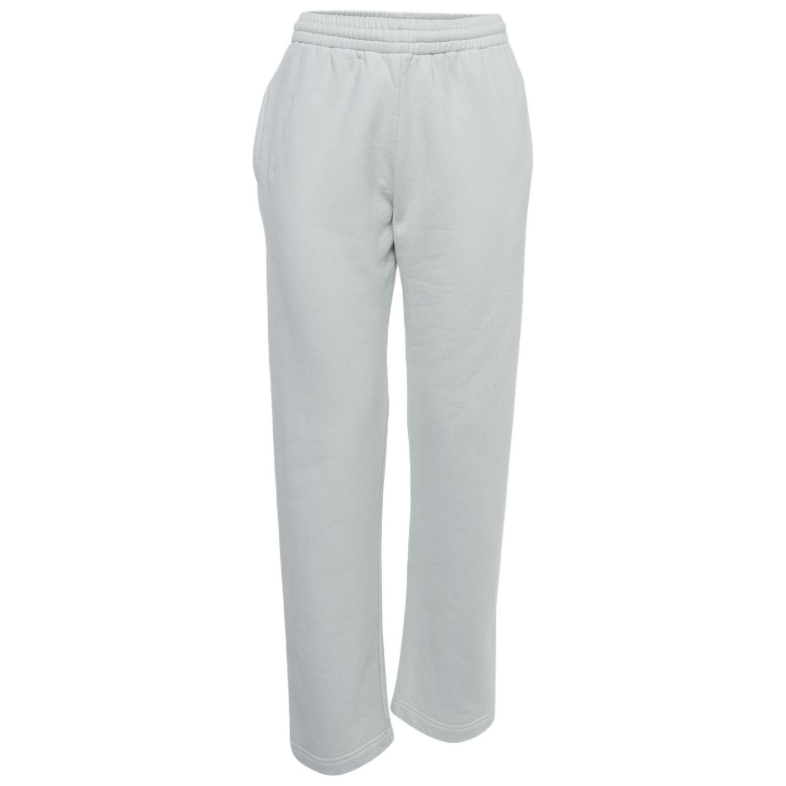 Женские брюки Pre-Owned Off-White White Print Cotton Drawstring Straight Leg Pants