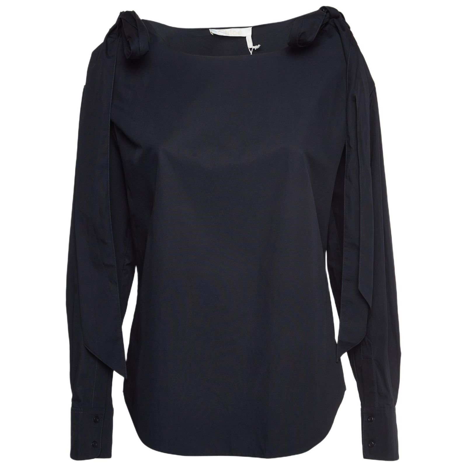 Женский топ Chloe Navy Poplin (б/у)
