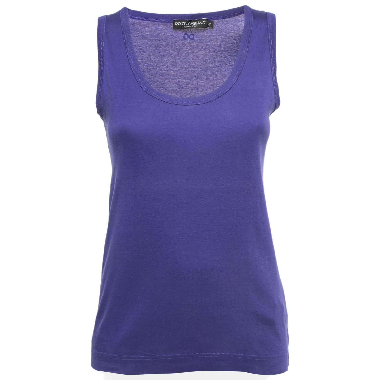 Dolce & Gabbana Женский Purple Cotton Tank Top