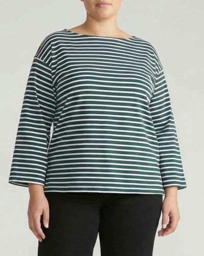 Deep sea/white stripe