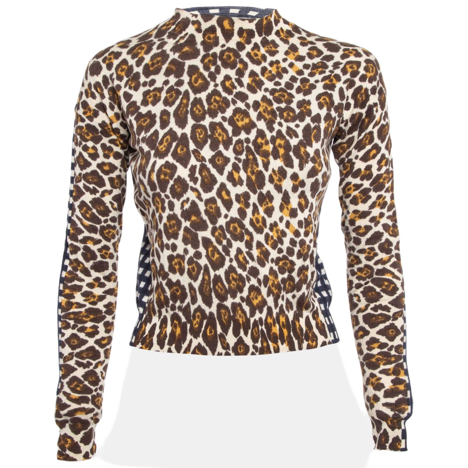 Pre-Owned Stella Mccartney Women's Multicolor Printed High Neck Knit Top