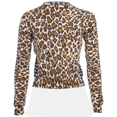 Pre-Owned Stella Mccartney Women's Multicolor Printed High Neck Knit Top
