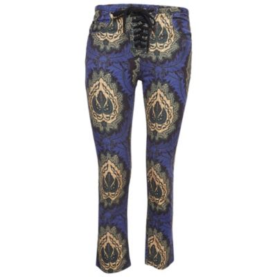Pre-Owned Isabel Marant Женские брюки Etoile из хлопка с цветочным принтом и шнуровкой