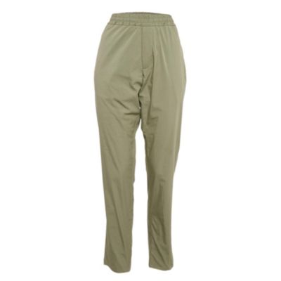 Pre-Owned Stella Mccartney Women's Green Cotton Contrast Trimmed Pants