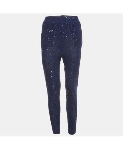 Stella Mccartney брюки Women's Sequin Cotton Knit Jogger, Pre-Owned