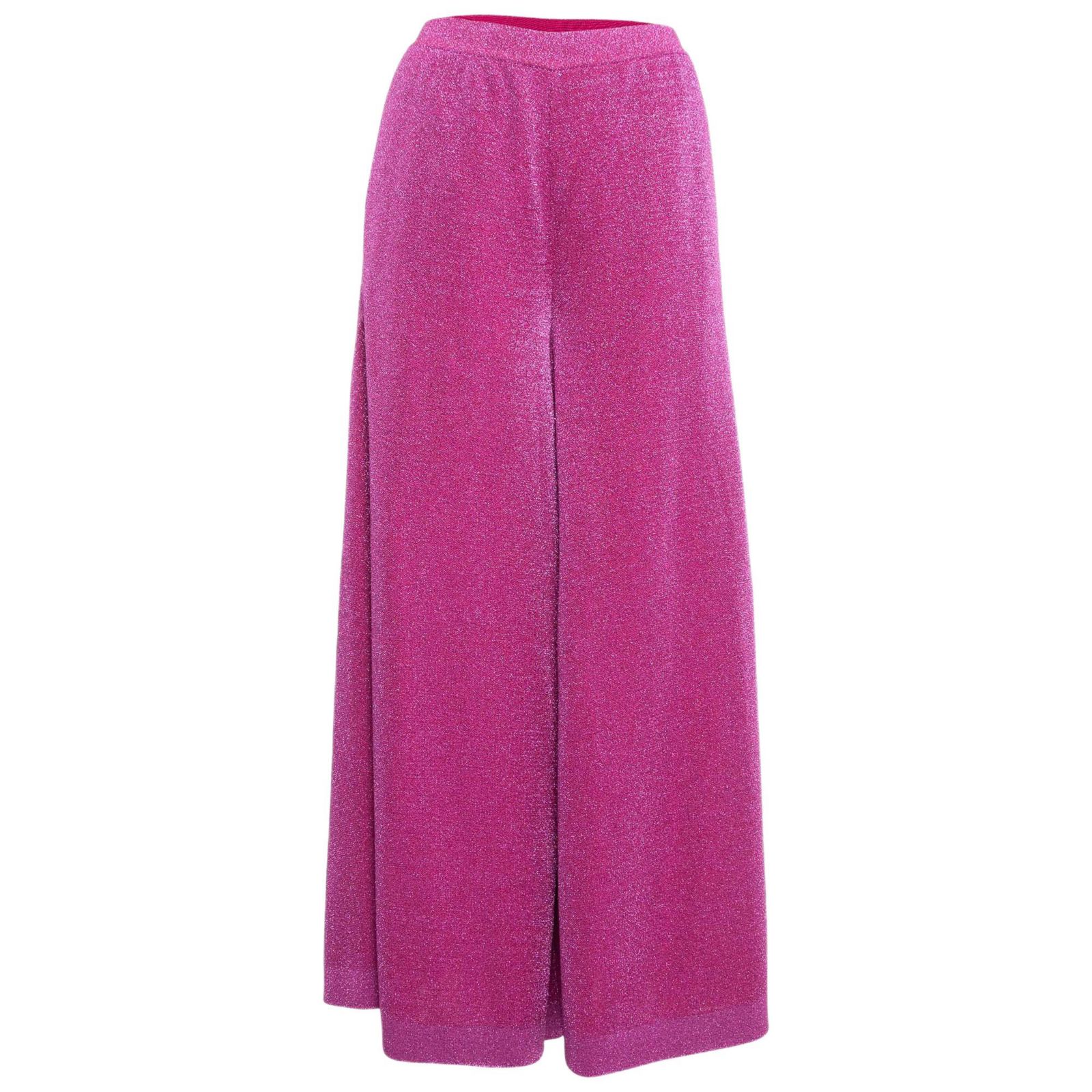 Pre-Owned Missoni Women's Pink Lurex Knit Palazzo Pants
