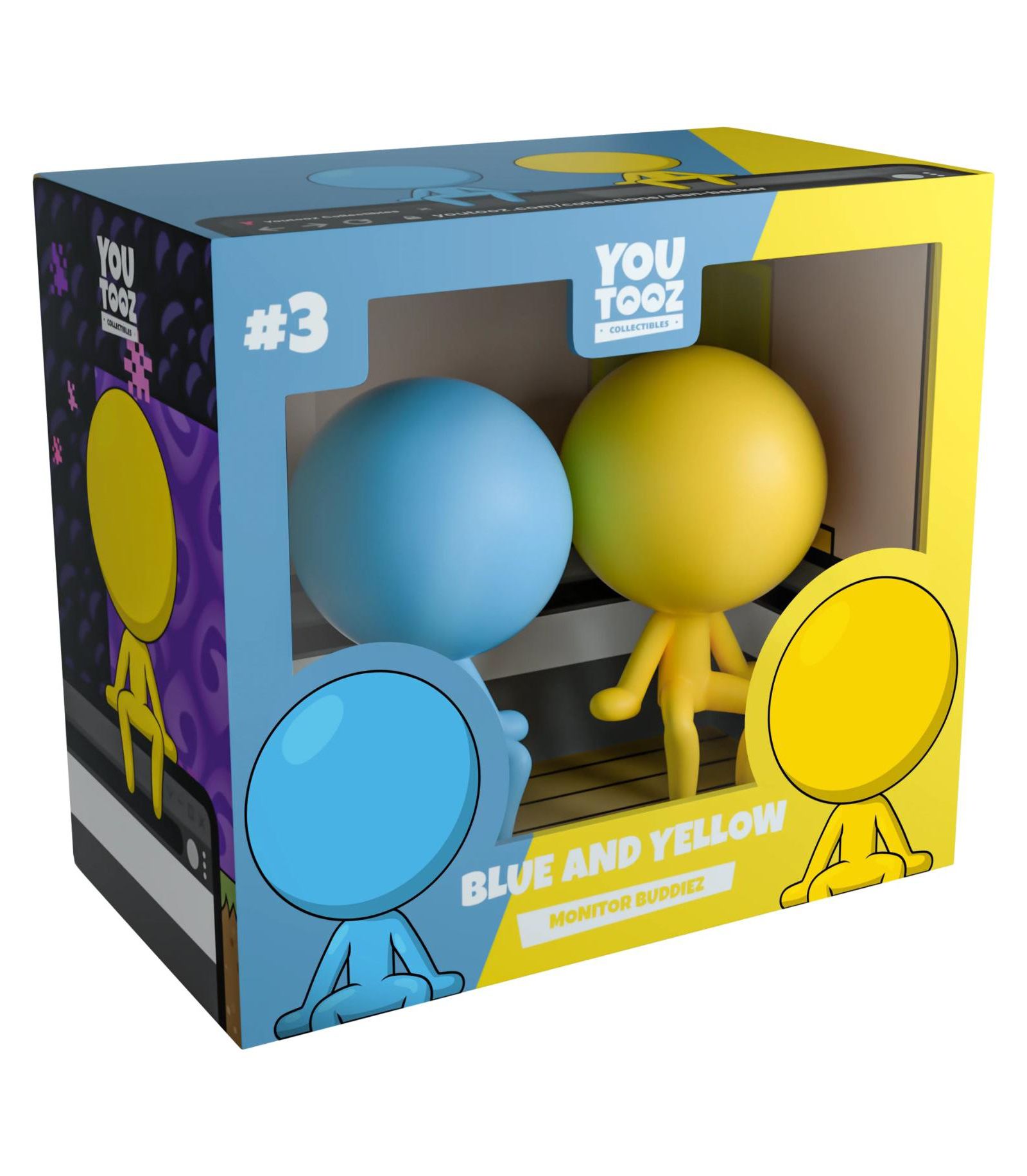 Youtooz: Monitor Buddiez Collection - Alan Becker [Blue and Yellow #3]