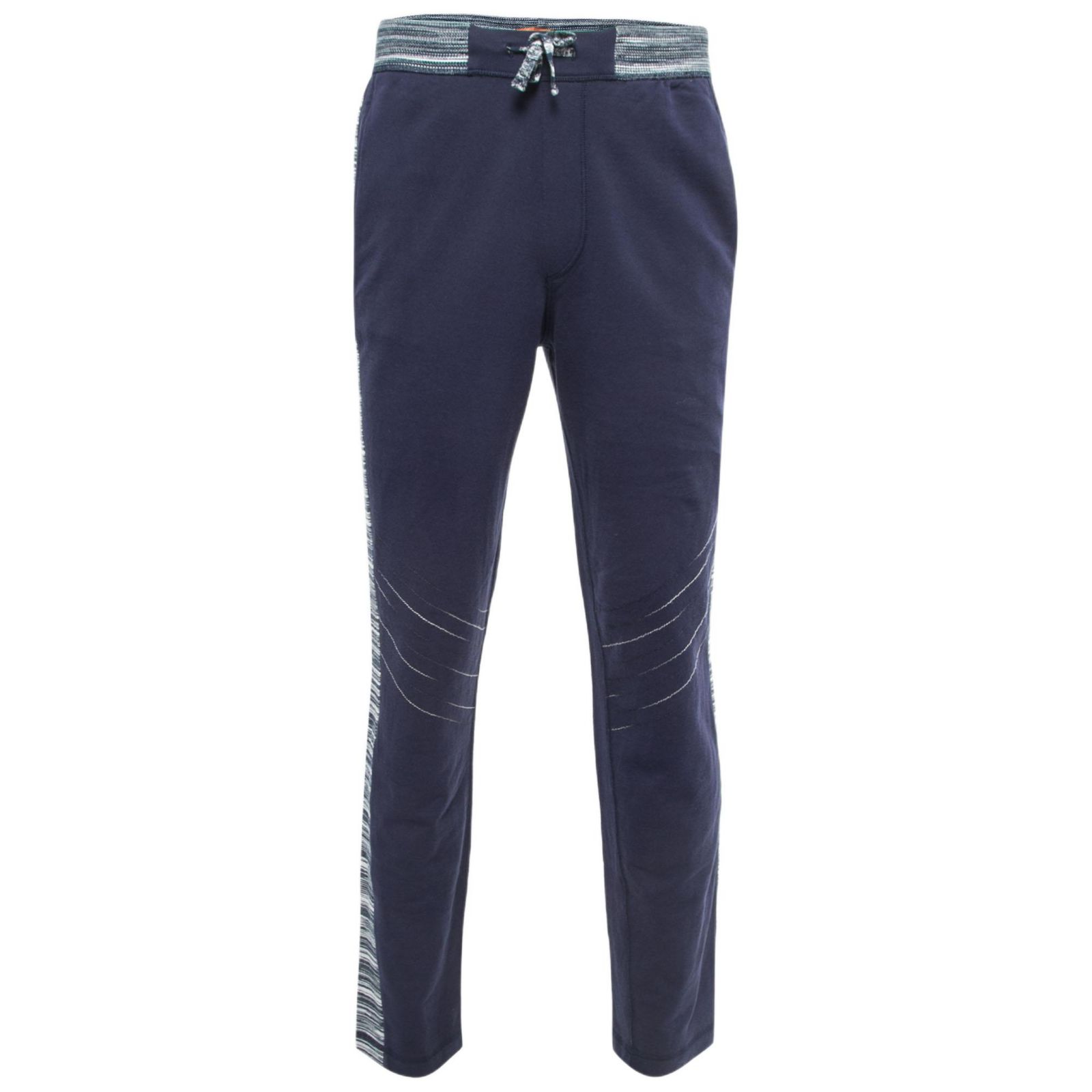 Pre-Owned Missoni Women's Navy Blue Cotton Drawstring Lounge Pants