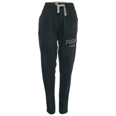 Pre-Owned Dolce & Gabbana Women's Pre-Owned Dolce and Gabbana Blue Embroidered Cotton Knit Drawstring Track Pants