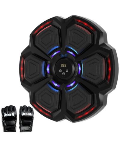 Artudatech Music Boxing Machine with 9 Speeds & Bluetooth, LED Punch Tracker for Family Fitness