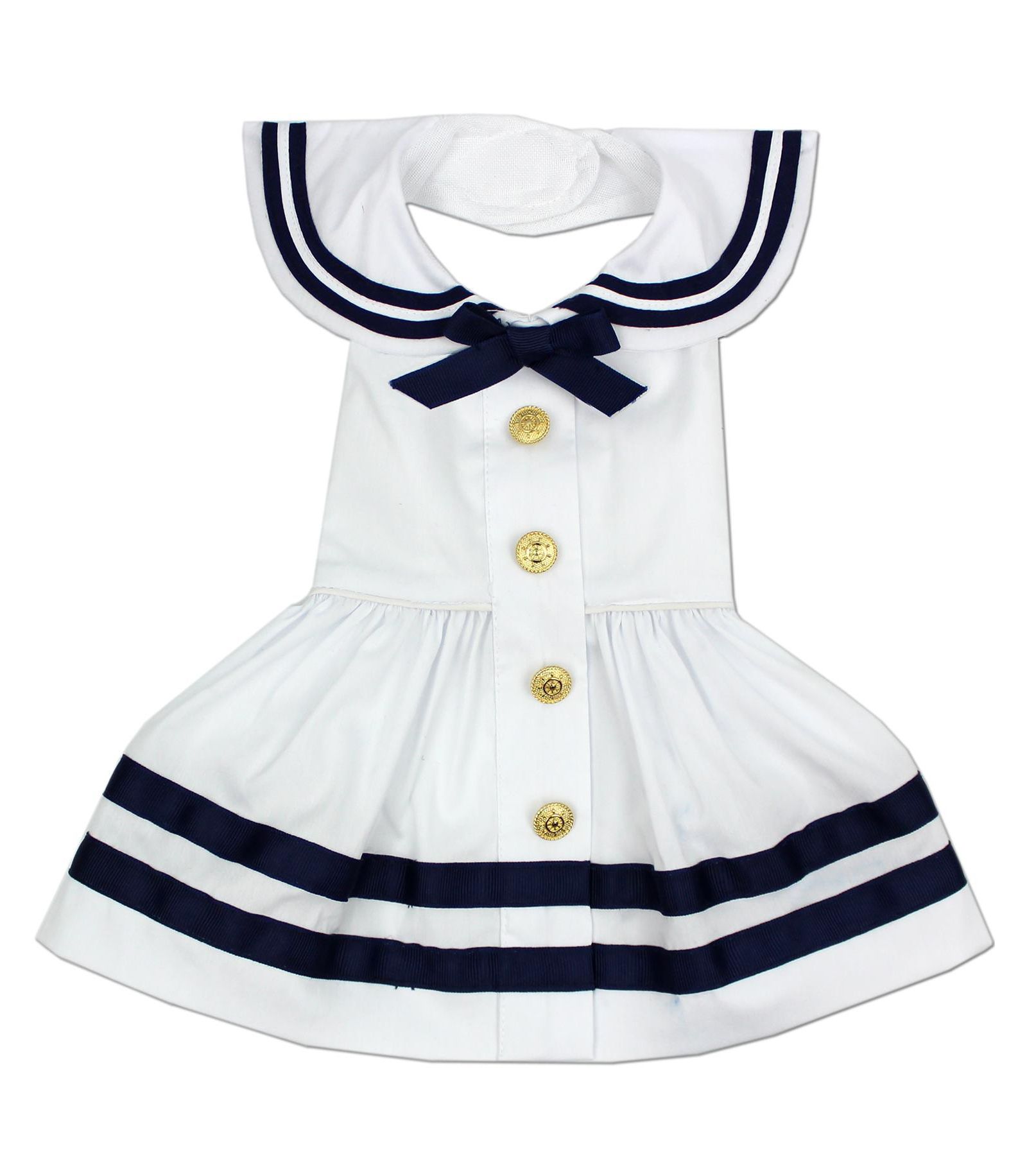 Платье для животных Parisian Pet Dress Sailor White