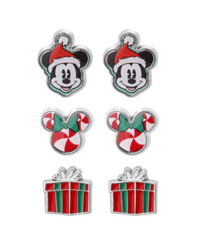 Disney набор сережек-гвоздиков Holiday Stud, 3 пары