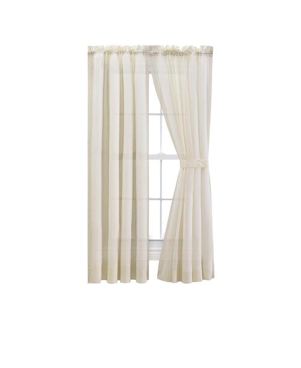 Ellis Curtain Комплект хлопковых вуалевых штор для окон, 1.5" Rod Packet