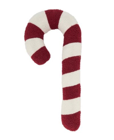 Saro Lifestyle Sweet Dreams Candy Cane Poly Filled Decorative Pillow, 9" x 16"