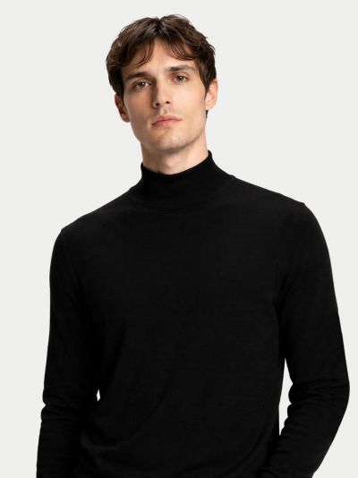 Gobi Cashmere Men's Men Cashmere Silk High Neck Sweater