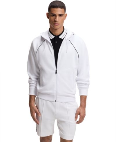 BOSS by Hugo Boss Мужское худи из смесового хлопка с деталями Piping Detail