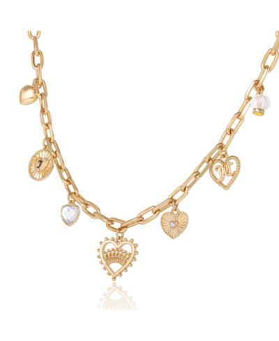 Подвеска Juicy Couture Heart Juicy Logo Charm - 18+2''