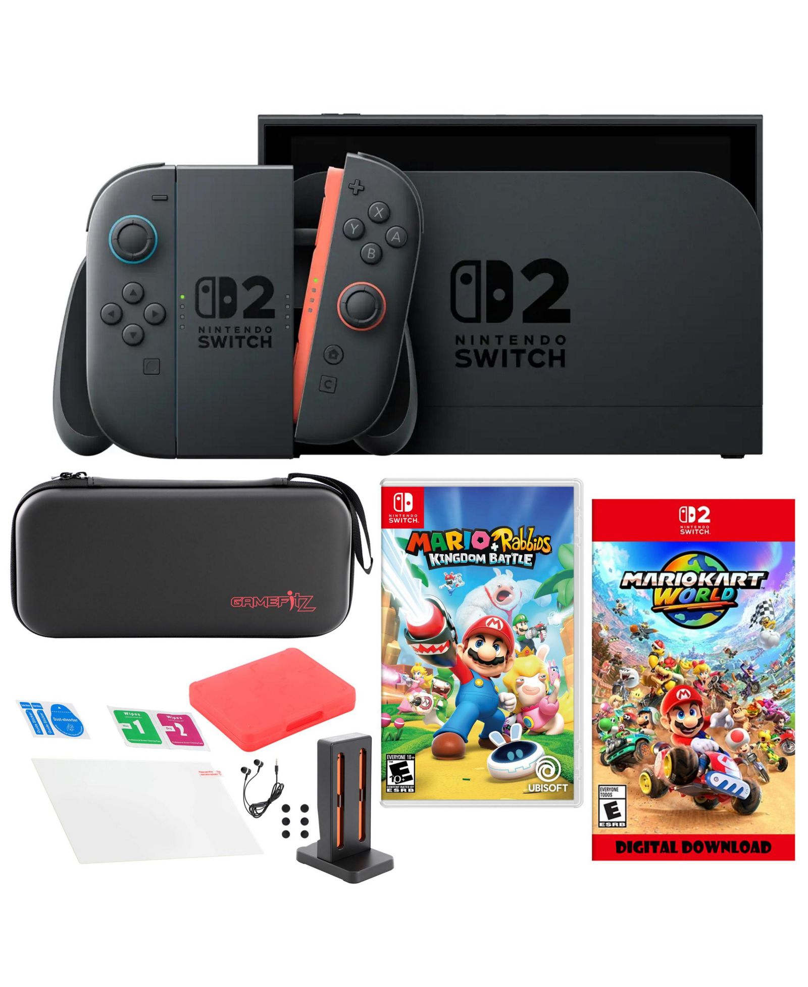 Nintendo Switch 2 MarioKart с аксессуарами
