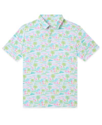 Chubbies Мужское поло Island Hopper Short Sleeve