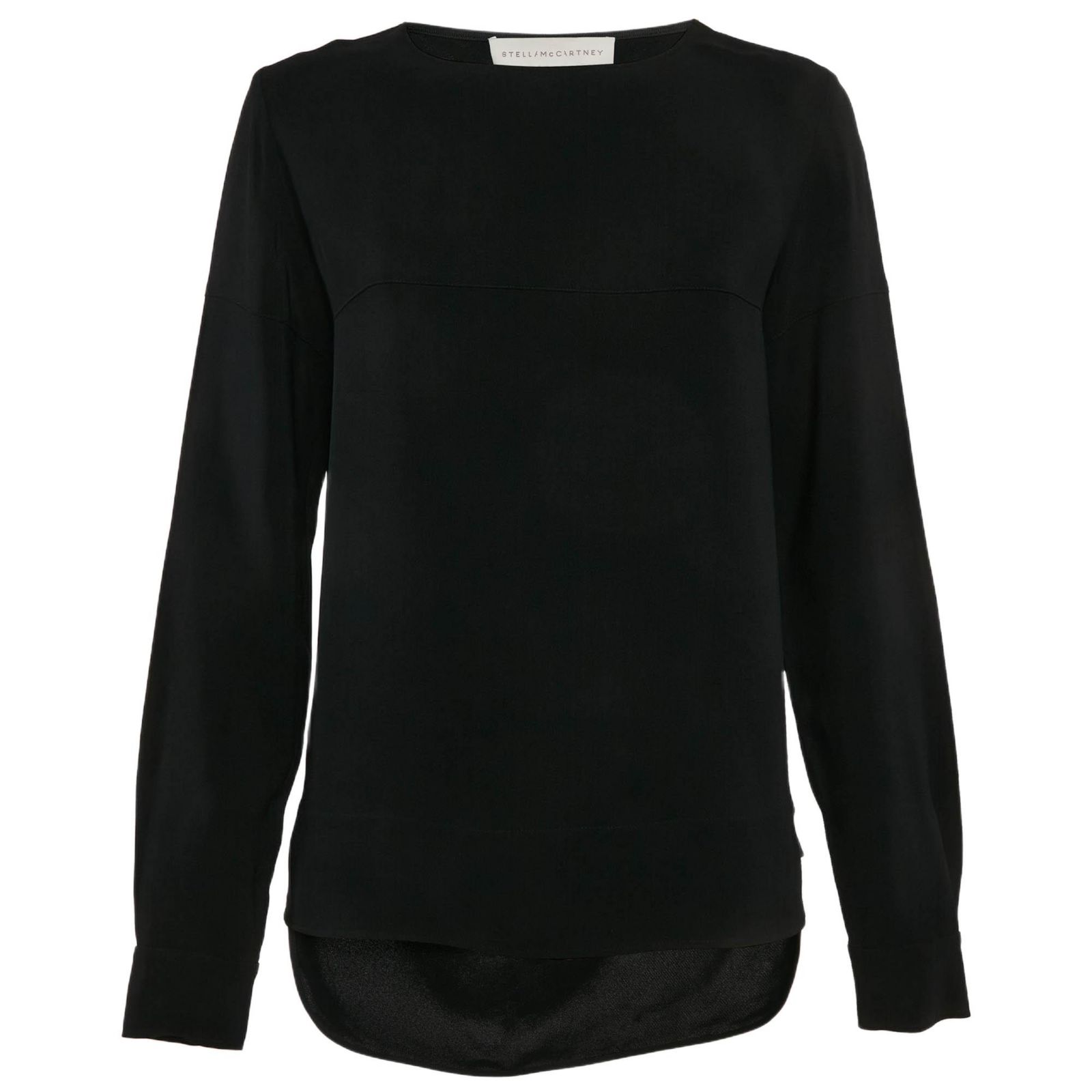 Pre-Owned Stella Mccartney Women's Black Crepe Top