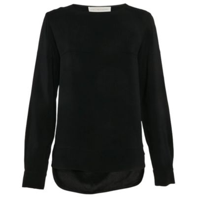 Pre-Owned Stella Mccartney Women's Black Crepe Top