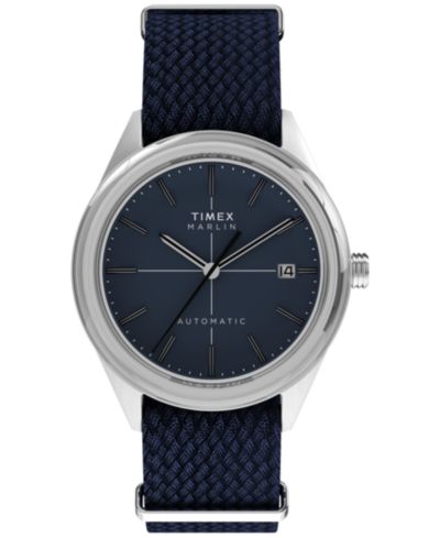 Мужские механические автоматические часы Timex Blue Fabric, 38mm