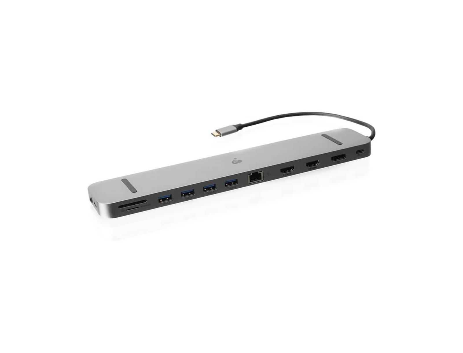 Док-станция I-O GEAR 13-Port USB-C Triple Display 4K Multi-Port Adapter Gray