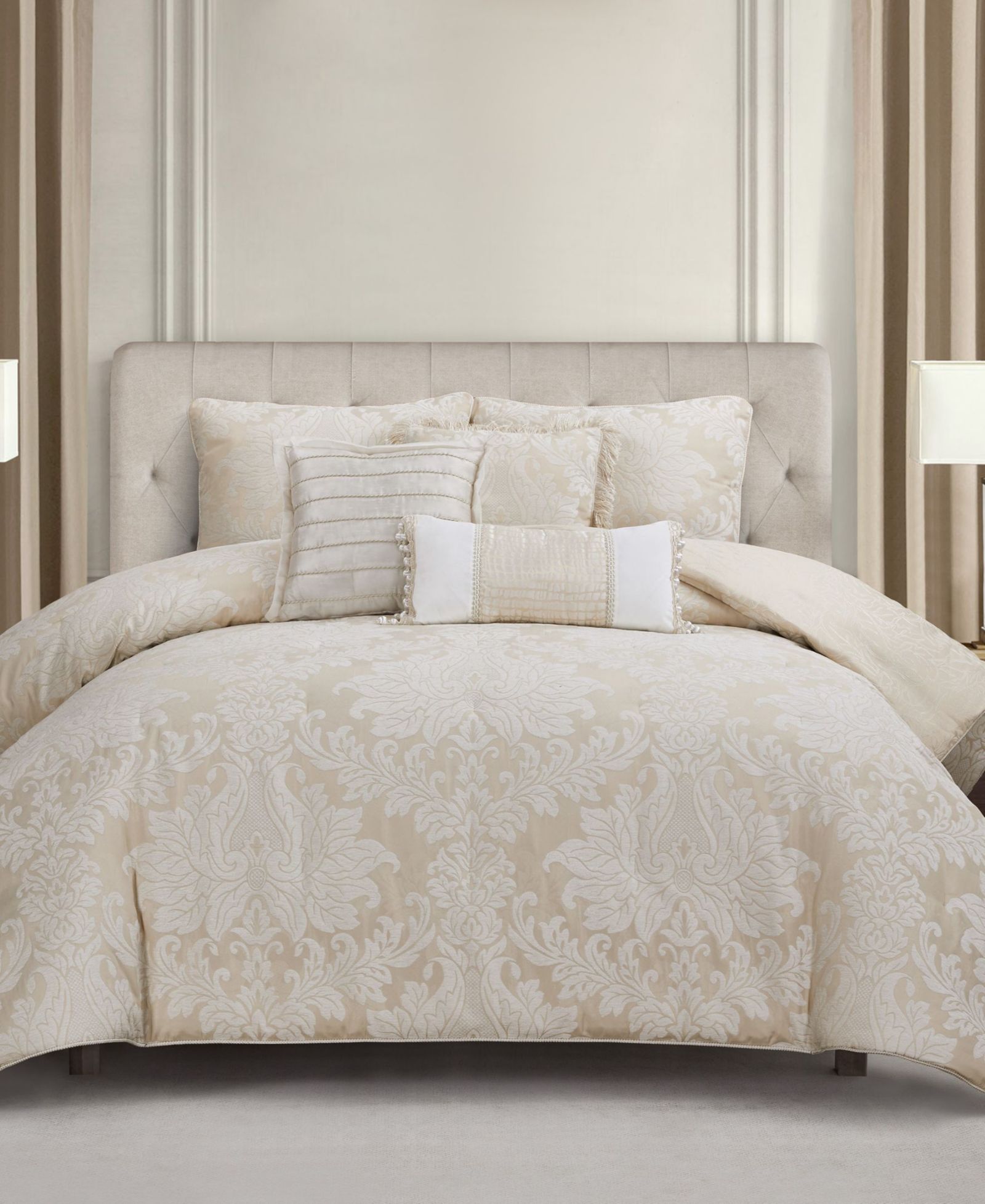 Waterford Paloma 3-Pc. Comforter Set, Queen