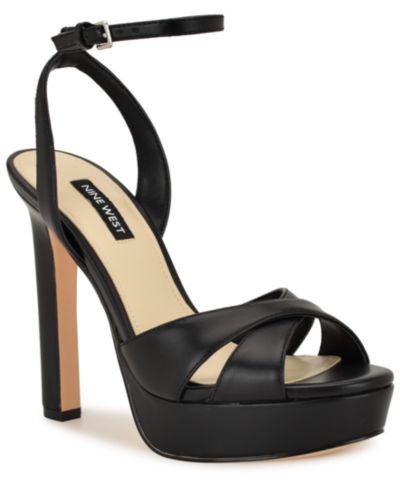 Женские босоножки Nine West Wilda с высокой платформой и перекрестными ремешками