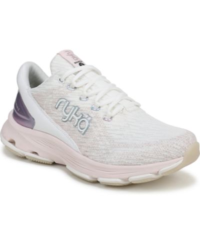 White/Pink Mesh Fabric