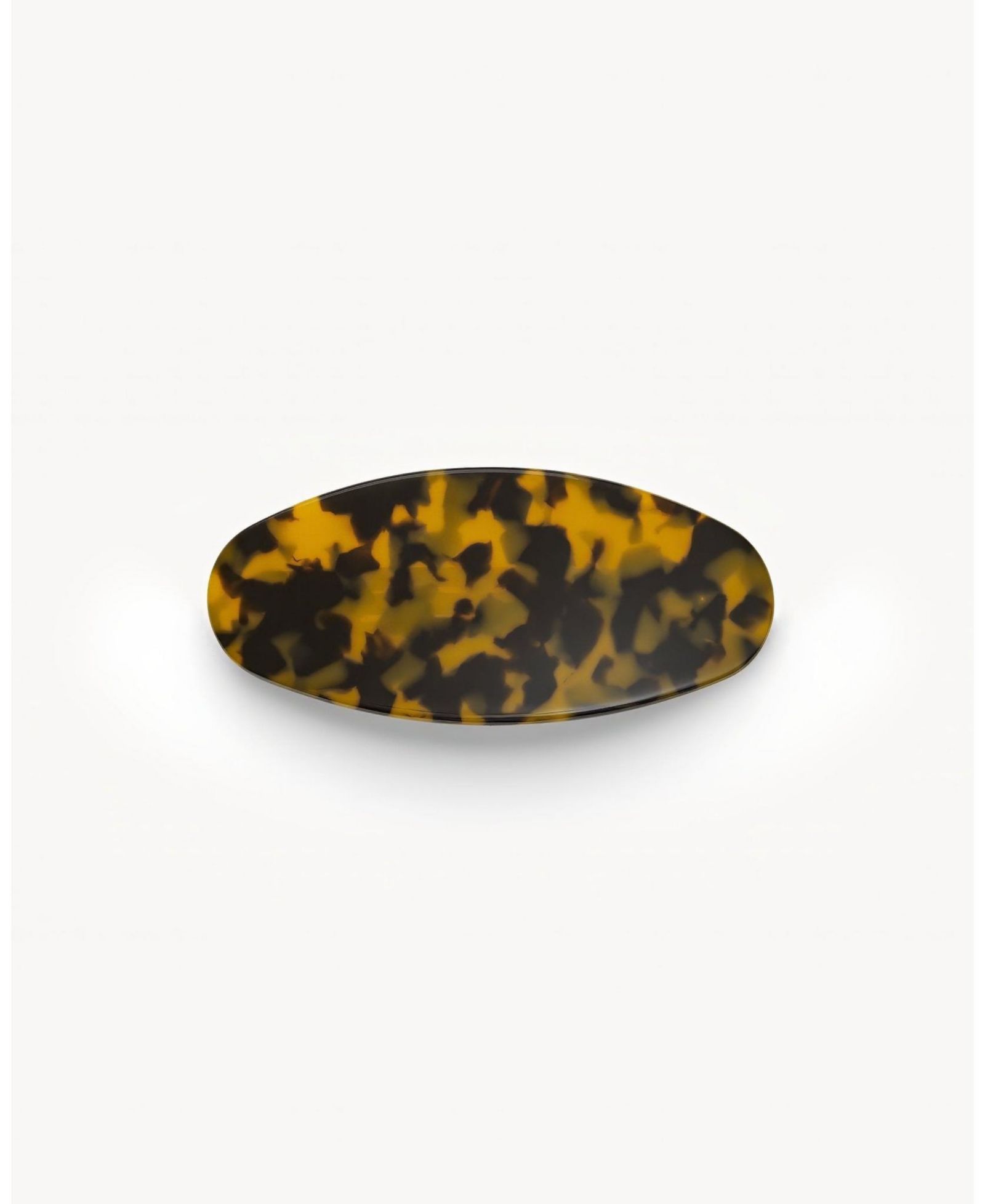 Machete Jumbo Oval Barrette in Classic Tortoise