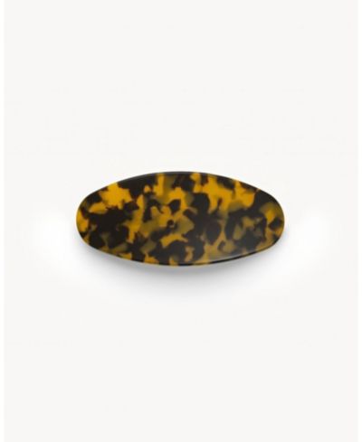Machete Jumbo Oval Barrette in Classic Tortoise
