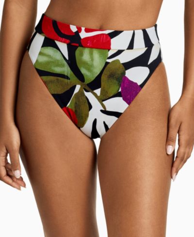 Женские плавки для плавания Lauren Ralph Lauren Banded Modern High-Waist Swim Bottoms
