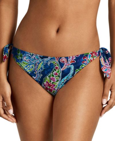 Женские плавки Lauren Ralph Lauren Women's Side Tie Scoop Hipster Bottoms