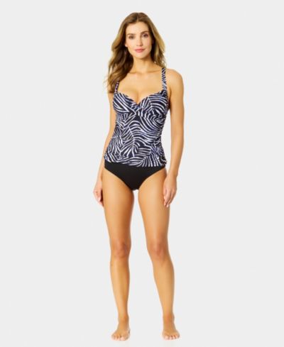 Женский топ Anne Cole Drape Front Tankini