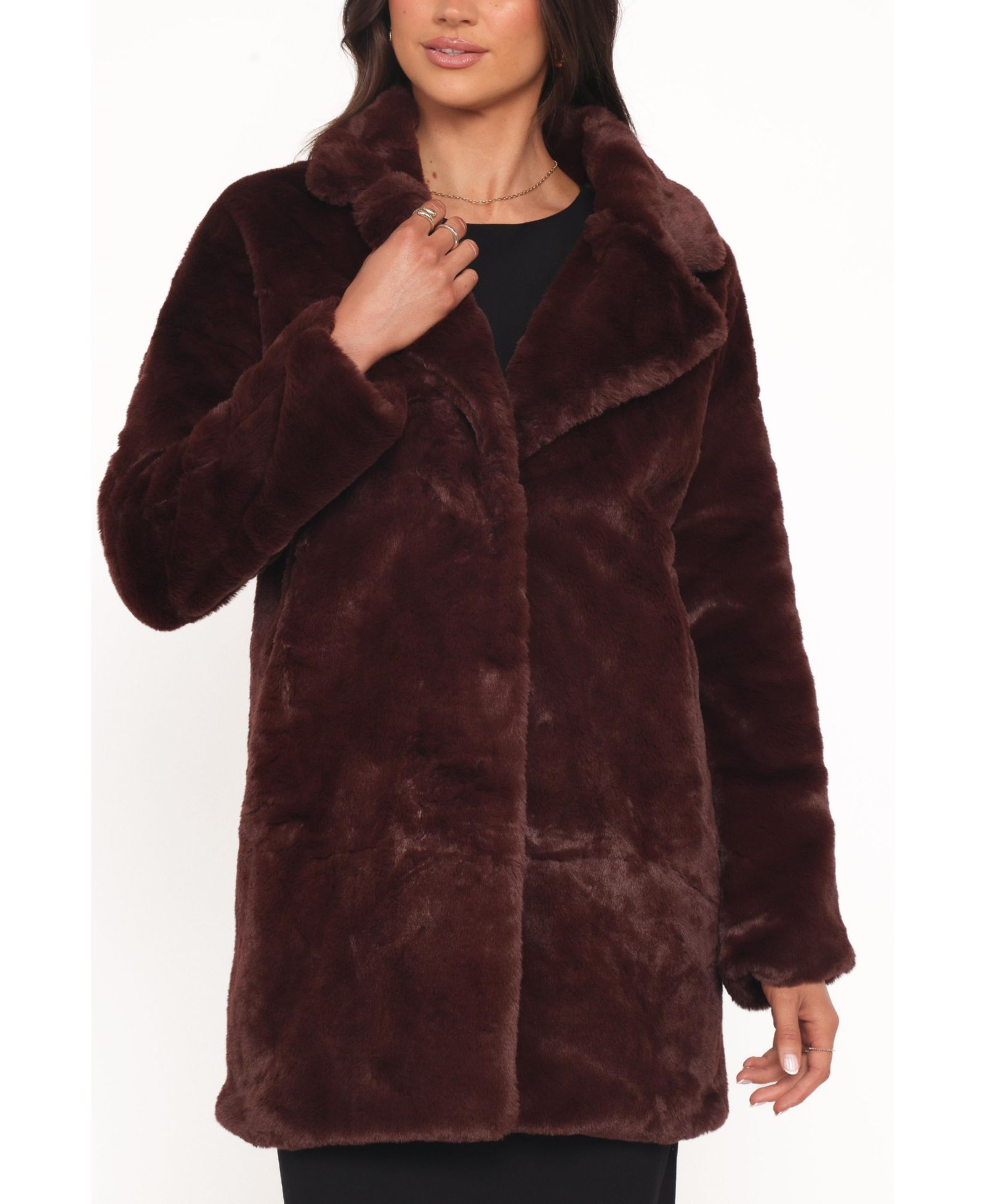 Petal and Pup Women's Meeka Faux Fur Jacket