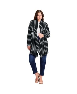 Женский полосатый кардиган AVENUE Striped Cascade