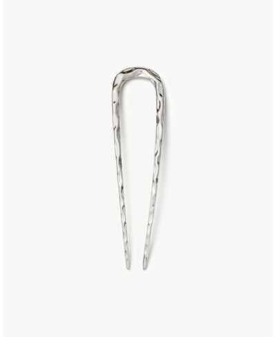 MACHETE Midi Wavy French Hair Pin in Silver