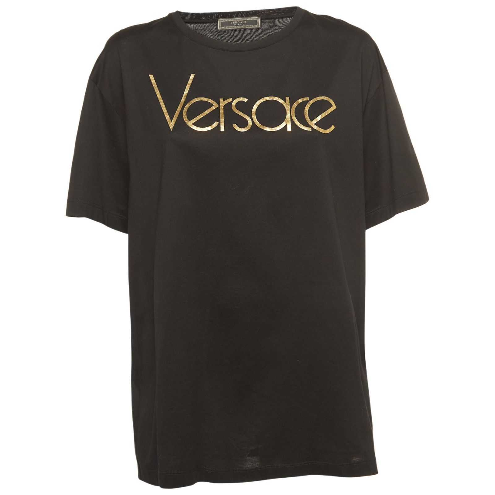 Женская хлопковая футболка Versace Tribute Logo, б/у