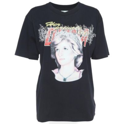 Pre-Owned Женская футболка Off-White Retro Print Cotton