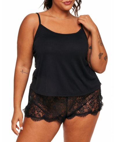 Adore Me Plus Size Regin Cami and Shorts Set Lingerie