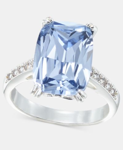 Кольцо с кристаллами Charter Club Pavé & Color Statement