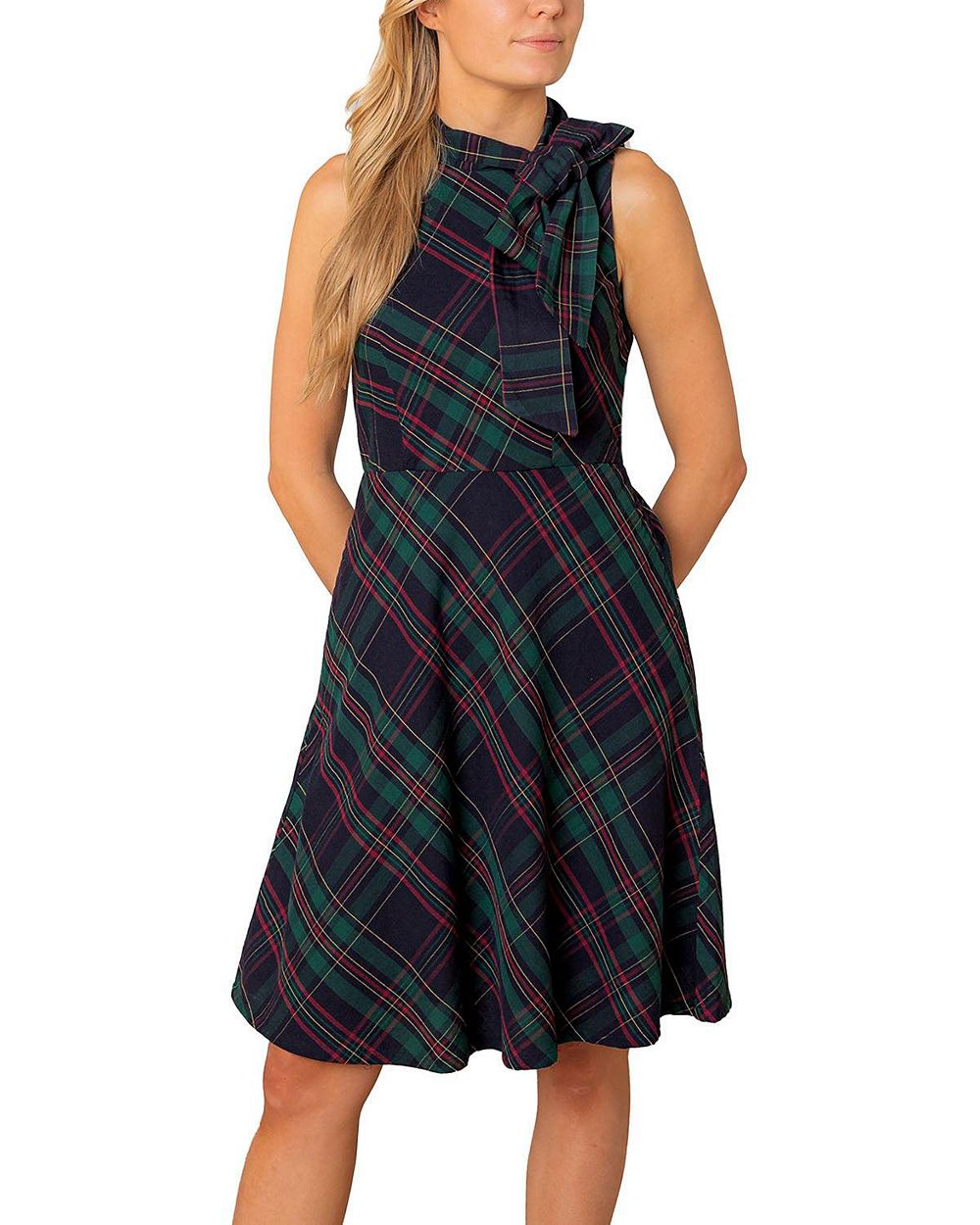 Женское платье Hope & Henry Organic Sleeveless Bow Neck