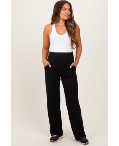 Pinkblush Women's Black Straight Leg Yoga Pants