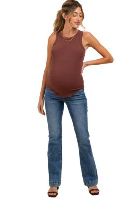 Pinkblush Women's Blue Wide Hem Bootcut Jeans