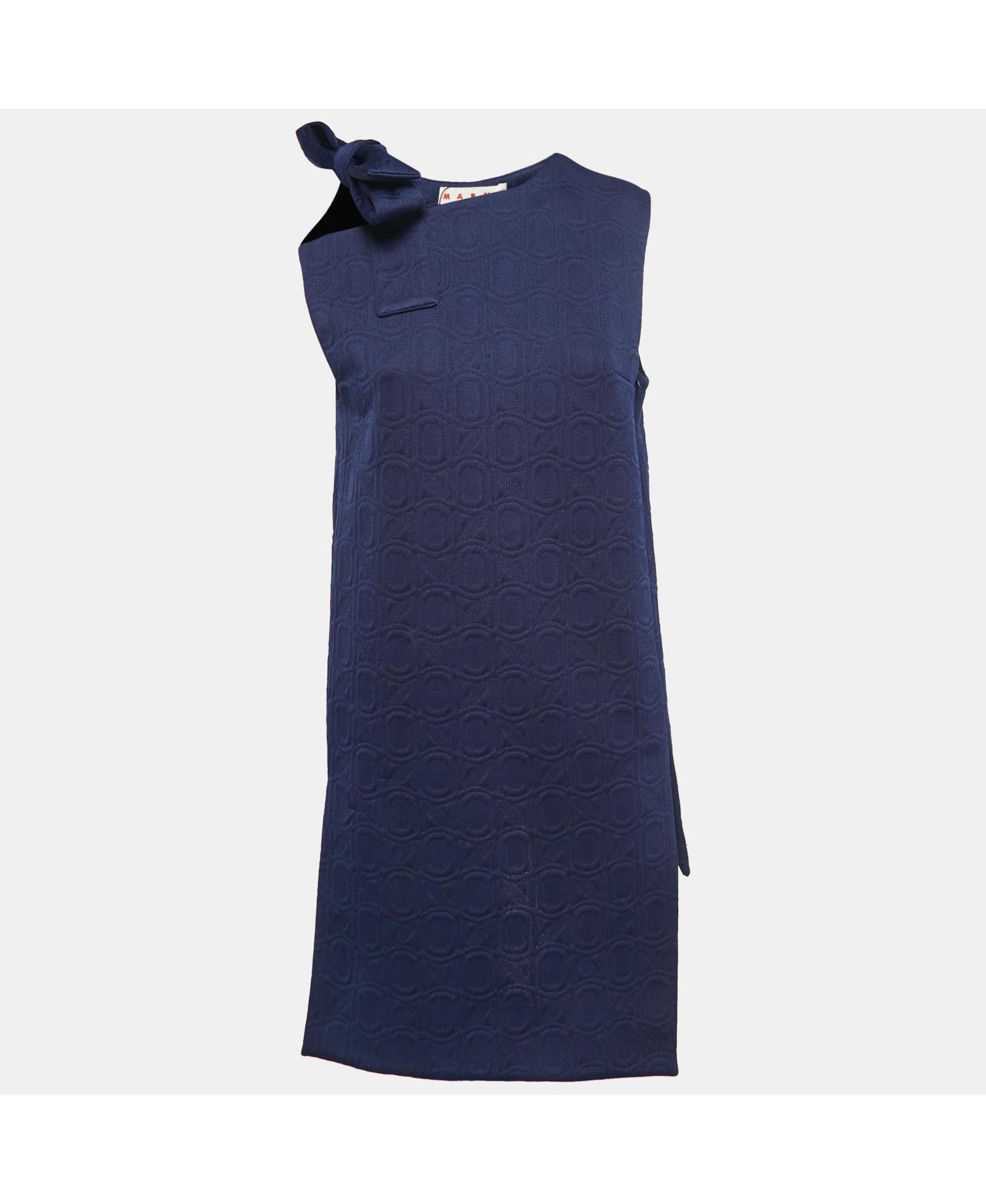 Pre-Owned Marni Женское платье из жаккарда Navy