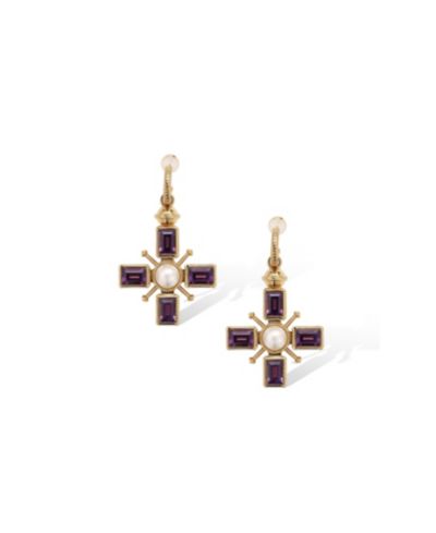 Серьги RETRO CHIC Byzantine Cross