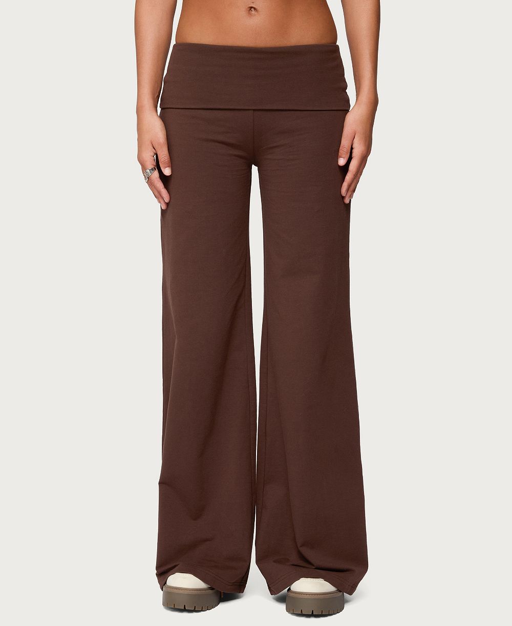 Женские брюки Edikted Wide Leg Foldover
