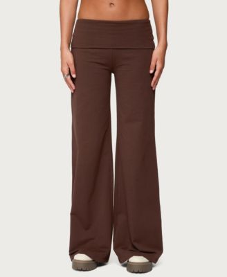 Женские брюки Edikted Wide Leg Foldover