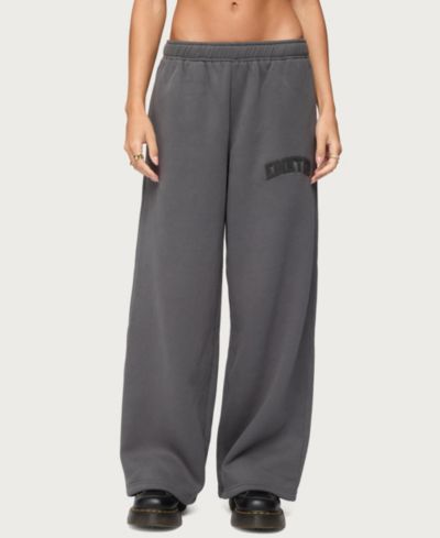 Edikted Women's To You Wide Leg Sweatpants